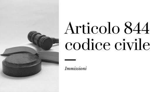 articolo 844 codice civile